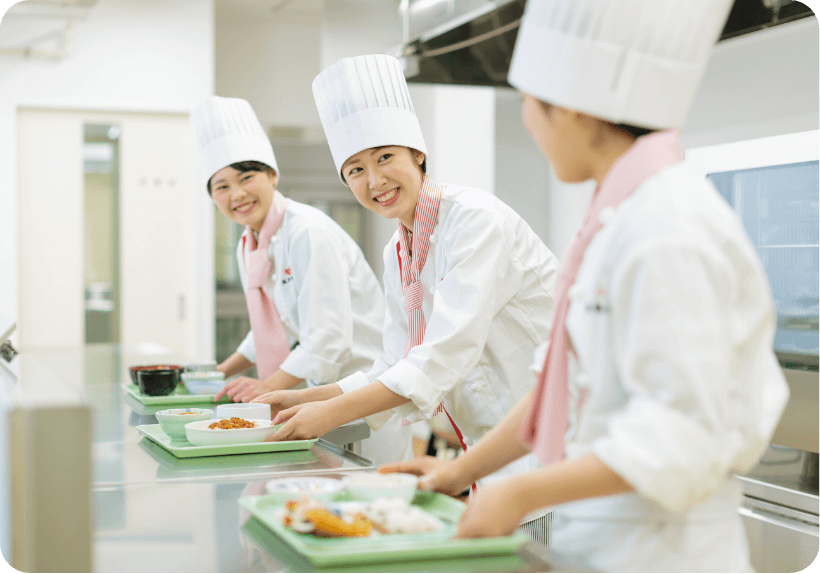 集団調理の様子