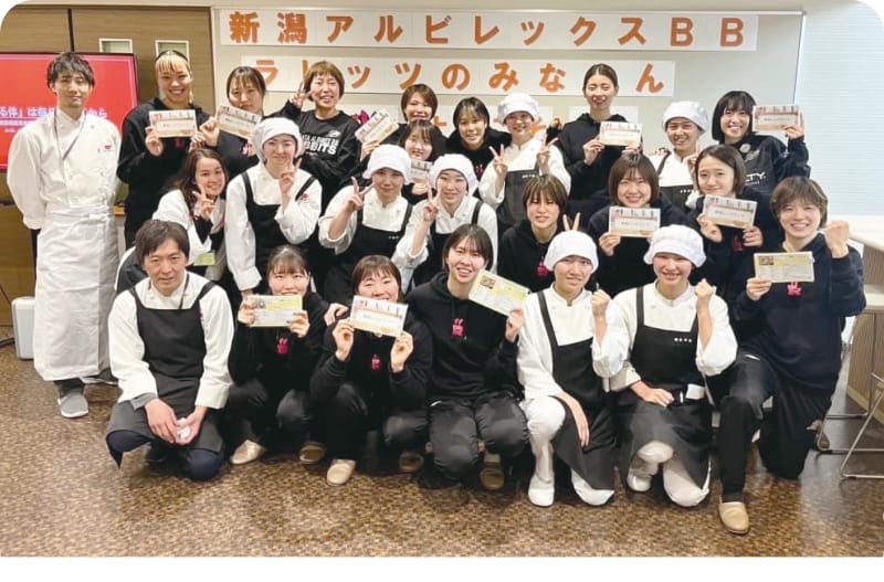 プロのアスリートに栄養指導！